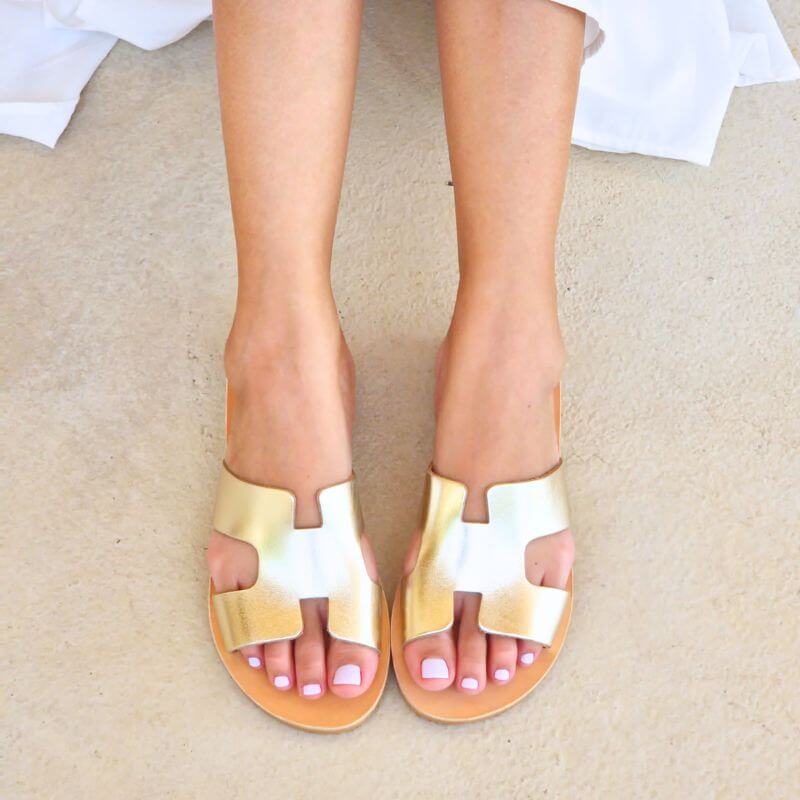 Hania Slide in Champagne